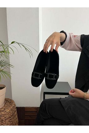 دمپائی خانگی مشکی زنانه جیر Behtah Kundura - کد 859033026