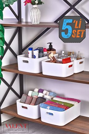 سبد سفید پلاستیک VALENT - کد 836314036