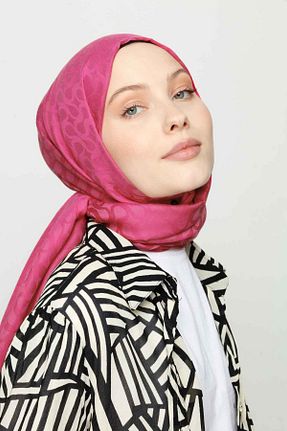 شال صورتی زنانه پلی استر VALORSCARF - کد 826254564