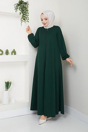 کلاه و ابایا سبز زنانه پنبه ای DLC Tekstil - کد 830509465