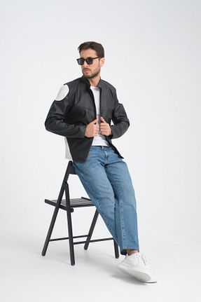 کاپشن سفید مردانه اسلیم فیت Black Level - کد 857182906