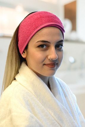 کش سر صورتی زنانه پنبه ای Esdense - کد 109890329