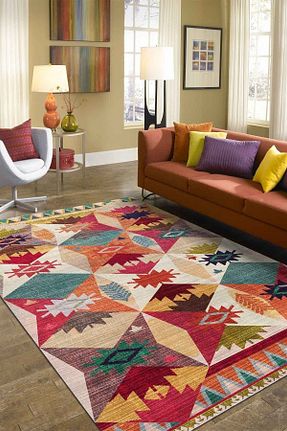 فرش رنگی آنتی باکتریال AIDA HOME - کد 645301523