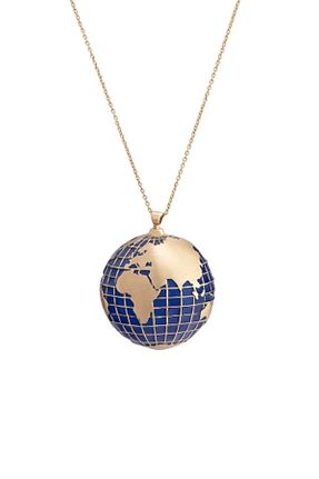 گردنبند طلا آبی زنانه 14 عیار Ariş Pırlanta - کد 182298652