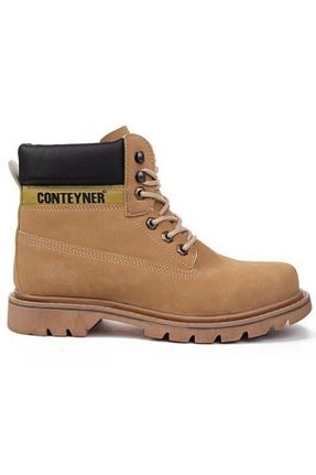 بوت / نیم بوت قهوه ای مردانه چرم مصنوعی Conteyner - کد 51941493
