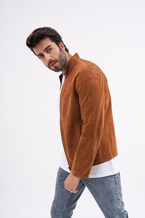 کاپشن قهوه ای مردانه Çift Taraflı Giyilebilir Metins Leather - کد 859014301
