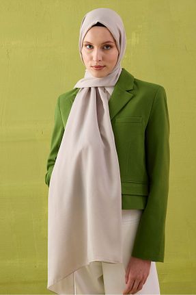 شال بژ زنانه پلی استر Cardion - کد 839227090