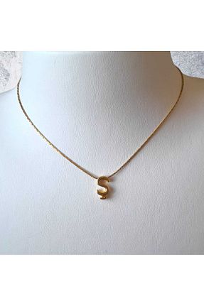گردنبند استیل ( فولاد ) طلائی زنانه استیل (فولاد) Misu Accessories - کد 794344564