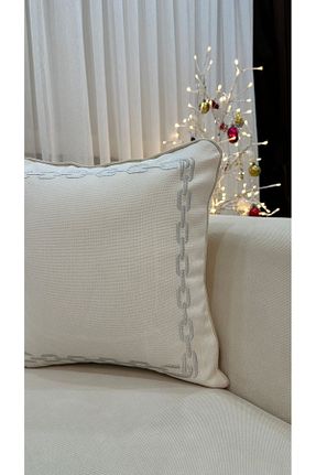 کوسن و روکش کوسن بژ پلی استر Moca Home - کد 774377094