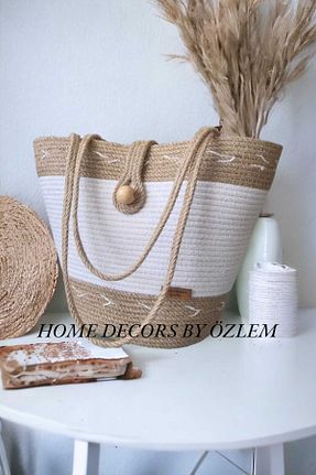 کیف دوشی نباتی زنانه حصیر home decors by özlem - کد 831712714