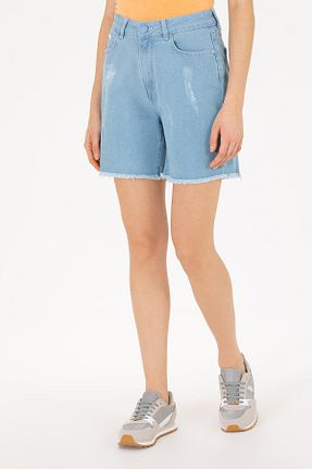 شلوارک و برمودا آبی زنانه Straight U.S. Polo Assn. - کد 827046060