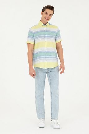 شلوار آبی مردانه پارچه U.S. Polo Assn. - کد 834787674