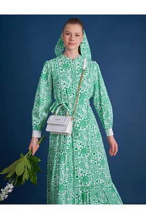 لباس سبز زنانه بافتنی Kayra - کد 821326972