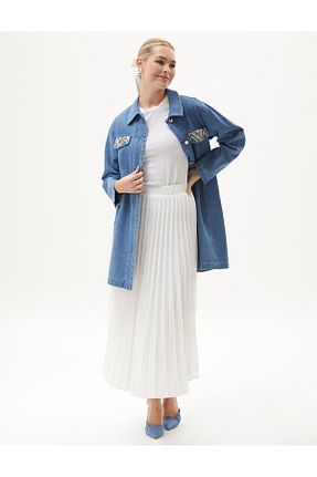 کت آبی زنانه رگولار vivencia - کد 826512425