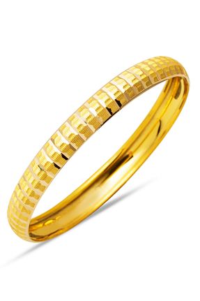 النگو زرد بچه گانه 8 عیار Bilezikci - کد 35031655