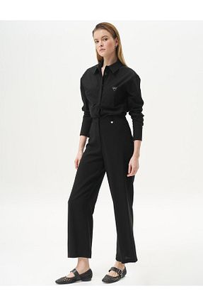شلوار حجاب مشکی زنانه بافتنی Kayra - کد 839604437