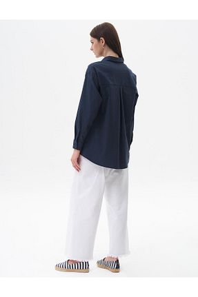پیراهن حجاب سرمه ای زنانه رگولار Kayra - کد 839639600