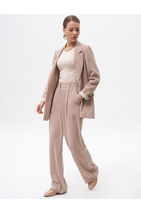 شلوار حجاب بژ زنانه بافتنی Kayra - کد 839604442