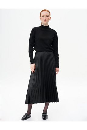 دامن حجاب مشکی زنانه رگولار KYR - کد 856187822