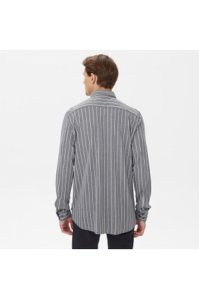 پیراهن طوسی مردانه رگولار Nautica - کد 778129969