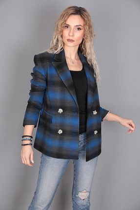 کت سرمه ای زنانه Blazer ÖNDER ÖZSOY - کد 810227039