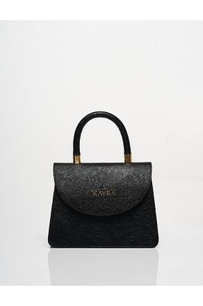 کیف دوشی مشکی زنانه چرم مصنوعی Kayra - کد 853986710