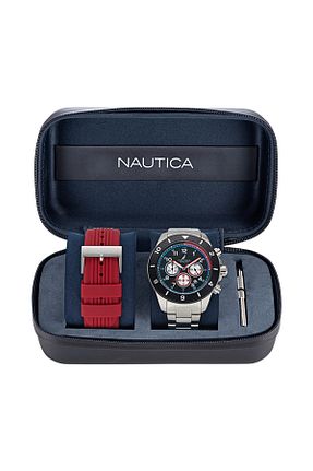ساعت مچی متالیک مردانه 46-50 میلی متر Nautica - کد 830594966