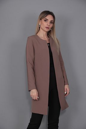 کت قهوه ای زنانه Blazer ÖNDER ÖZSOY - کد 742859074