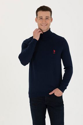 پلیور سرمه ای مردانه ساده U.S. Polo Assn. - کد 839634404