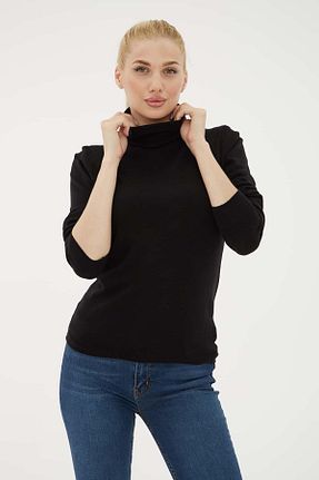 پلیور مشکی زنانه رگولار Fashion Friends - کد 755268870