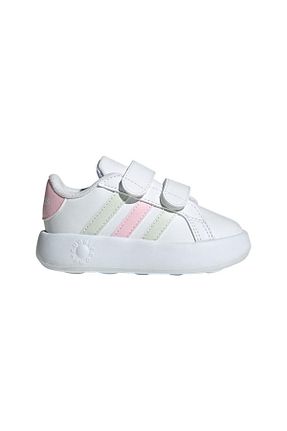 کفش اسنیکر سفید بچه گانه PU adidas - کد 838642579