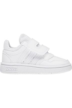کفش اسنیکر سفید بچه گانه چسبی adidas - کد 307085774
