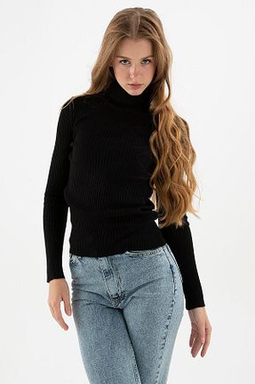 پلیور مشکی زنانه ساده Fashion Friends - کد 760823693