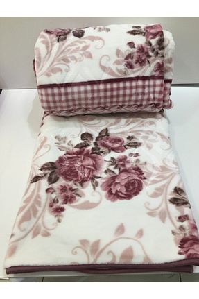 پتو دونفره صورتی پلی استر Sarar - کد 117117976