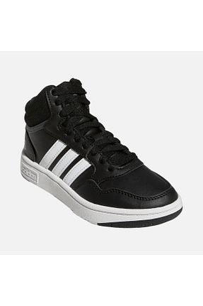 کفش بسکتبال مشکی بچه گانه چرم مصنوعی adidas - کد 828482736