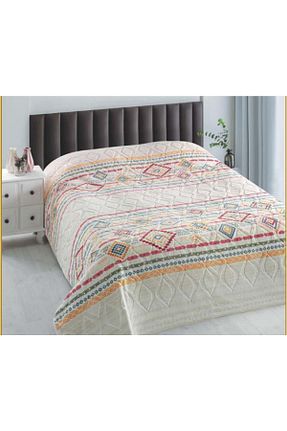 پتو دونفره بژ پلی استر Sarar - کد 357096521