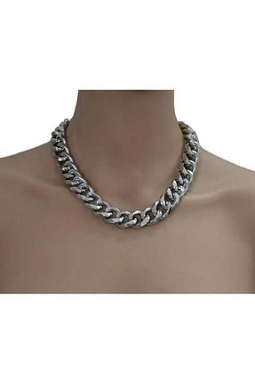 گردنبند جواهر طوسی زنانه فلزی VandiVansi - کد 864421957
