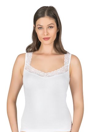 رکابی سفید زنانه پنبه ای ÖZKAN underwear - کد 985956