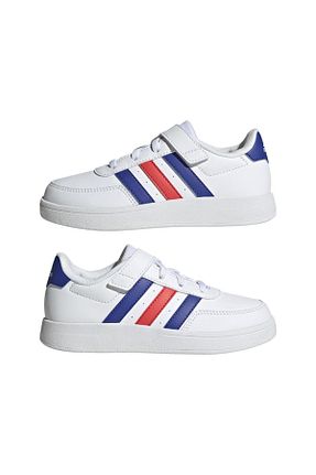 کفش اسنیکر سفید بچه گانه چسبی adidas - کد 656699329