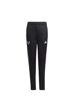 پائین تنه گرمکن اسپرت مشکی بچه گانه پاچه تنگ adidas - کد 754209216