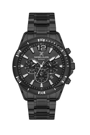 ساعت مچی مشکی مردانه 45 میلی متر Daniel Klein - کد 860948501