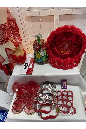 عقد و عروسی و حنابندان قرمز Kınasepeti - کد 858900163