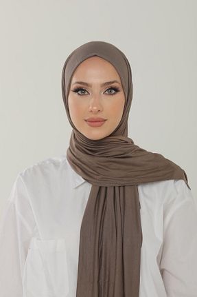 شال قهوه ای زنانه ویسکون Beyzak - کد 358438084
