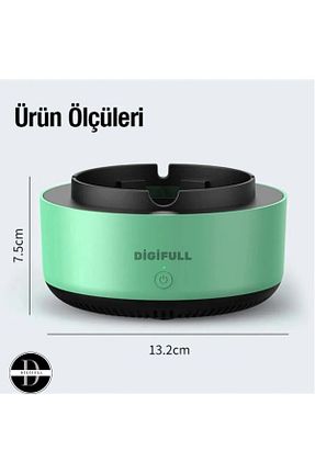 زیر سیگاری مشکی پلاستیک DİGİFULL - کد 858879090