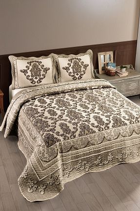 روتختی دونفره قهوه ای پلی استر Örtüm - کد 648910724