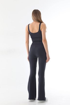 ساق شلواری طوسی زنانه بافت byhaziran butik - کد 782525351