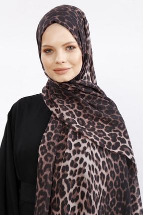 شال بژ زنانه شیفون Differenza - کد 66427005