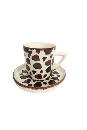 فنجان قهوه قهوه ای 1 نفره Ganita home - کد 856092646