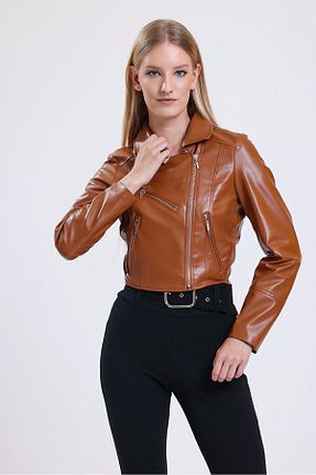 کت قهوه ای زنانه رگولار Genel Markalar - کد 755266067