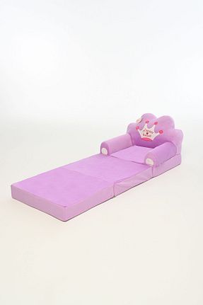 صندلی و مبل اتاق کودک بنفش پارچه ای Pufu Toys - کد 851237564
